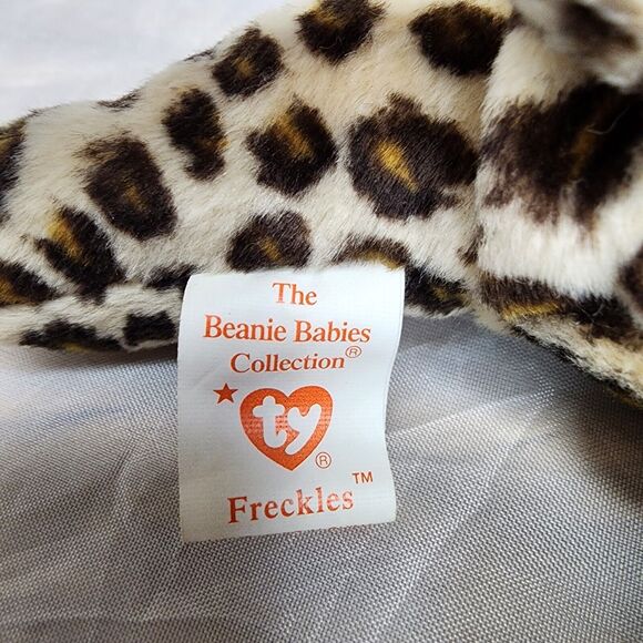 Ty Beanie Babies Freckles the Spotted Leopard Plush Toy - 4066 - Picture 8 of 9